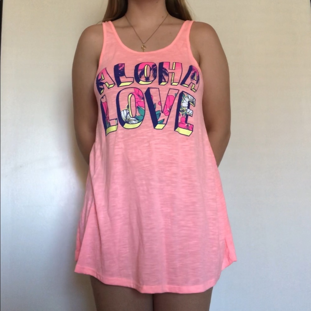 “Aloha Love” swimsuit coverup